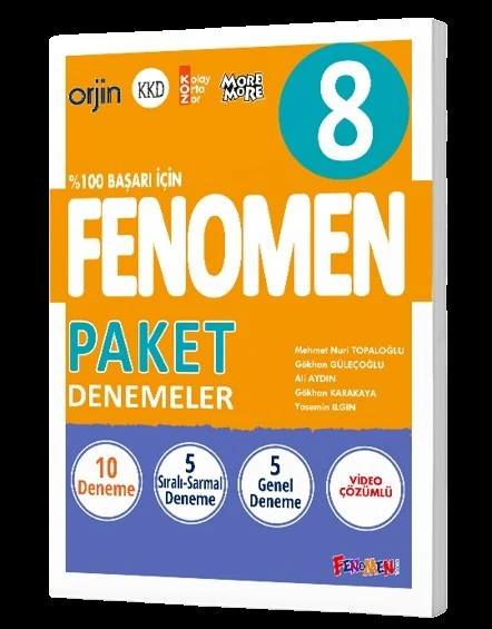 8. Sınıf Fenomen 8 Paket Deneme Fenomen Yayınları ürün görseli 1