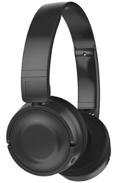Siyah TF Kart Özellikli Bluetooth Katlanabilir Kulak Üstü Kulaklık ürün görseli 1