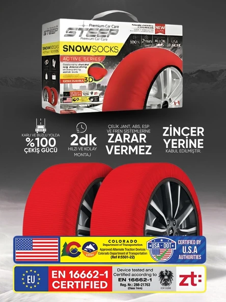 STEEP Kar Çorabı - Active Series  S - Resim 2