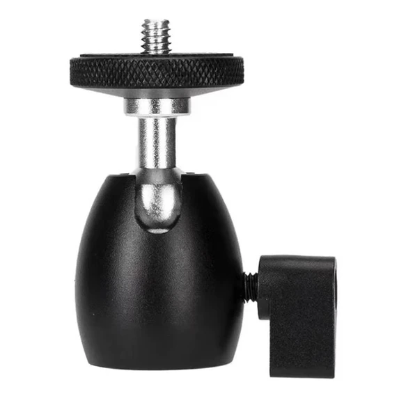 ayex AX-BH01 Mini Top Başlı Tripod Kafası, Stabil ve Esnek Açı Ayarlı Ball Head ürün görseli 1