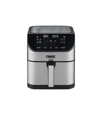 ERATEC Airfryer XXL 5.5L Sıcak hava fritözü 1500W - Gri ürün görseli 1