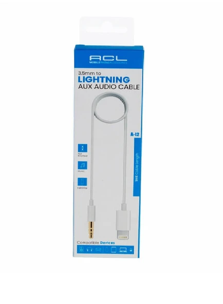 ACL Aux Lightning Ses Kablosu A-12 7646 ürün görseli 1