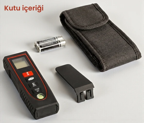 Texta MTR60 Klipsli Lazerli Mesafe Ölçer - Resim 7