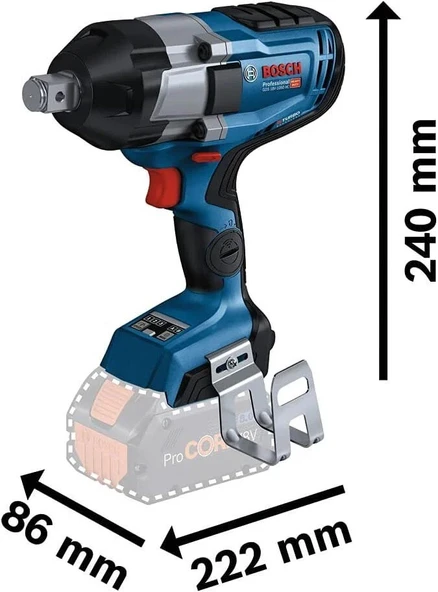 Bosch Professional GDS 18V-1050 H Akülü Somun Sıkma Makinesi (Akü ve Şarj Dahil Değil) - 06019J850 ürün görseli 1