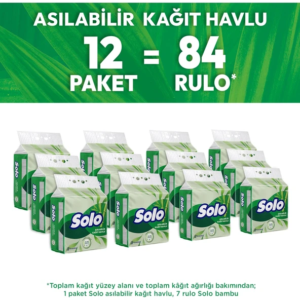 Solo Asılabilir Kağıt Havlu 1=7 12'li ürün görseli 1