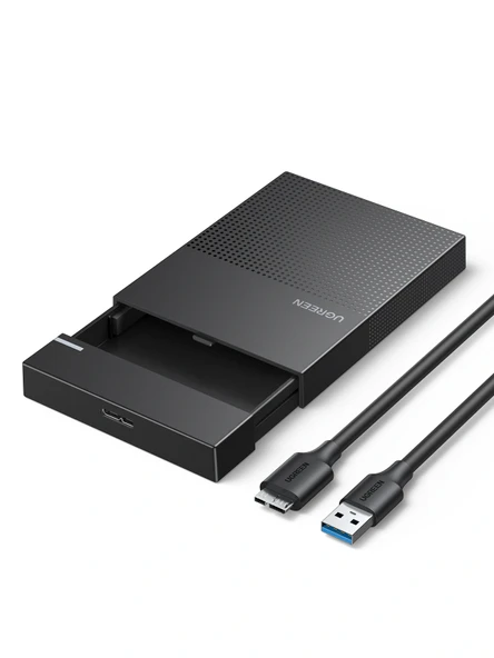 UGREEN 30725 CM471 USB-A 3.0 to Micro-B 2.5" SATA SSD Harddisk Sabit Disk Muhafazası ürün görseli 1