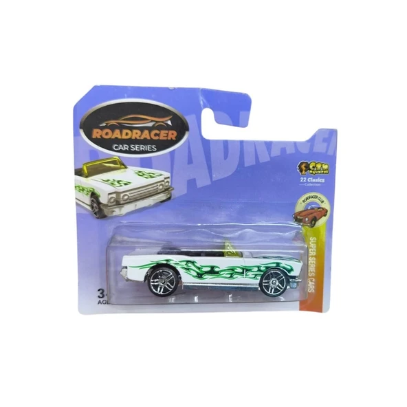 Can Oyuncak Kartela Road Racer Model Araba Tekli Cn1912-Beyaz ürün görseli 1