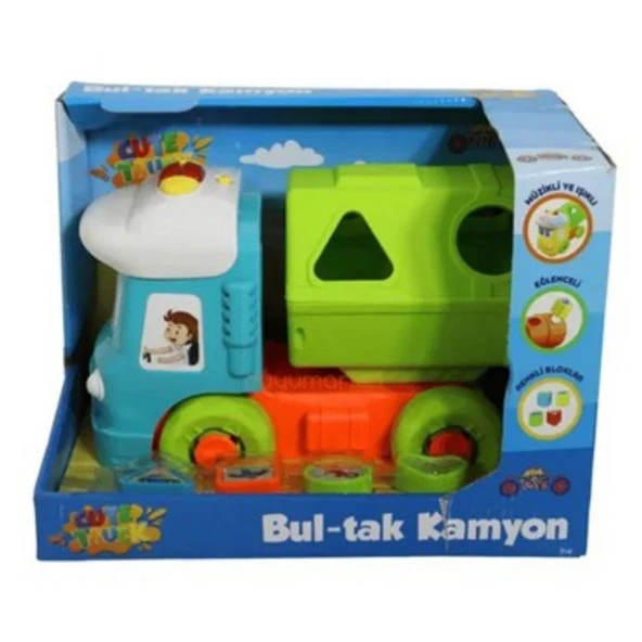 Aya Toys Bul Tak Şirin Kamyonlar 40197-Yeşil ürün görseli 1