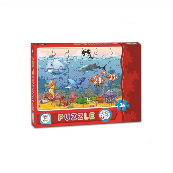Laço Kids Denizaltı 36 Parça Kutu Puzzle LC7140 ürün görseli 1