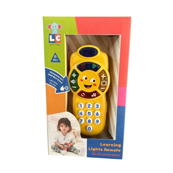 Enfal Oyuncak Let's Be Child İlk Kumandam Lc-30512-Sarı ürün görseli 1