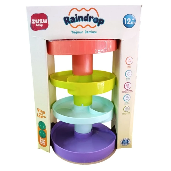 Zuzu Toys Yağmur Damlası Çıngıraklı Top Oyunu 4031 ürün görseli 1