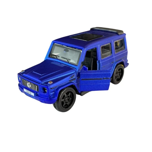 Asya Oyuncak Metal 1:36 Çekbırak Sesli Işıklı Jeep Fy6218-12d-Mavi ürün görseli 1
