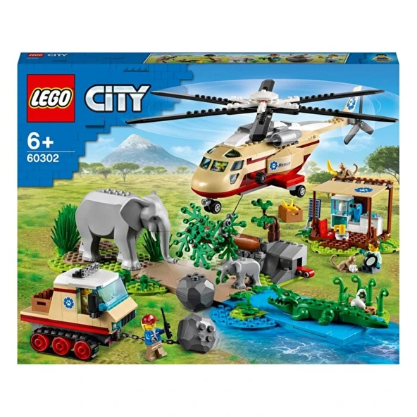 LEGO® City Vahşi Hayvan Kurtarma Operasyonu 60302 ürün görseli 1