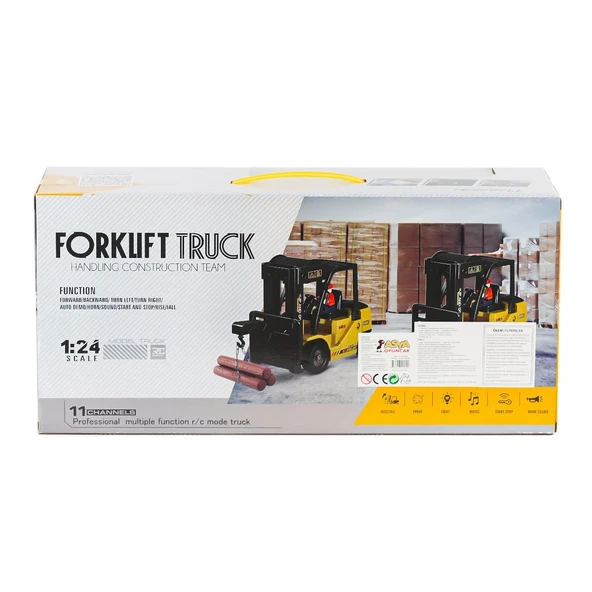 Asya Oyuncak Forklift A8196-QH9009 - Resim 2