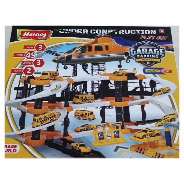 Hereos Toys ÜÇ Katlı Çift Blok İnşaat ERN-2029 ürün görseli 1