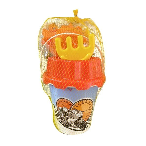 Heroes Toys Küçük Boy Resimli Kova Figürlü ERN-885-Turuncu ürün görseli 1