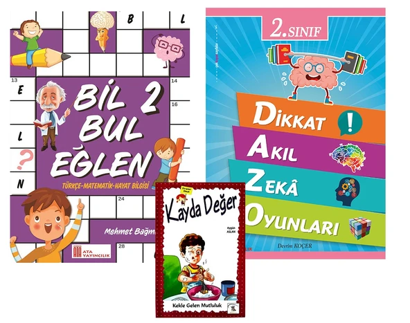 Ata 2.Sınıf Bil Bul Eğlen + Dikkat Akıl Zeka Oyunları ürün görseli 1