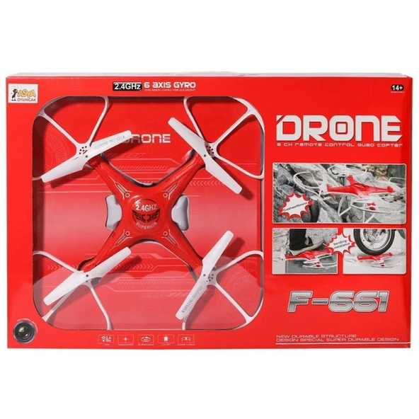 Asya Oyuncak Kameralı Dron 22571-F661-Kırmızı ürün görseli 1