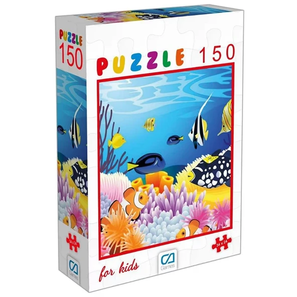 Ca Games Balıklar Puzzle 150 Parça CA.6106 ürün görseli 1