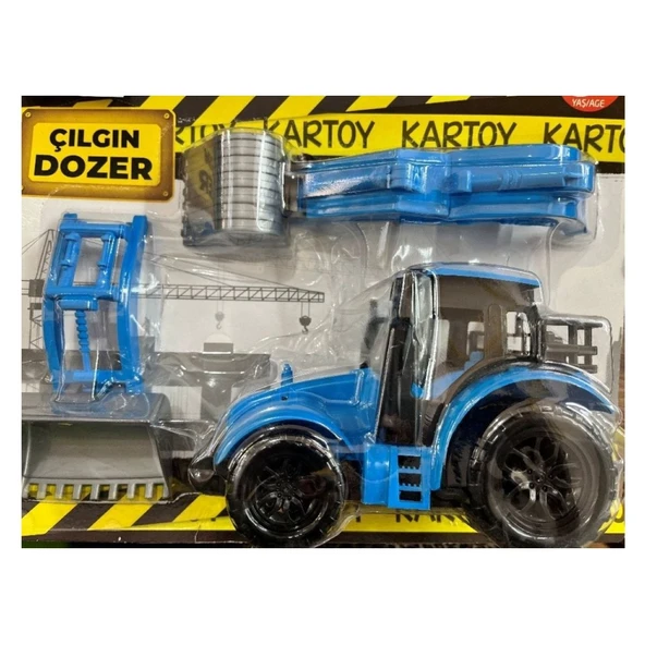 Kartoy Oyuncak Kartela Çılgın Dozer 2322-Mavi ürün görseli 1