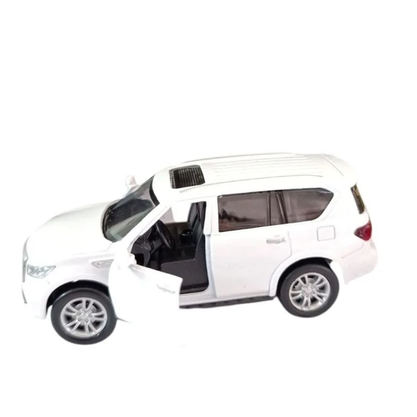 Asya Oyuncak Kt. Metal Işıklı Sesli Jeep Fy6208-12D-Beyaz Araba ürün görseli 1