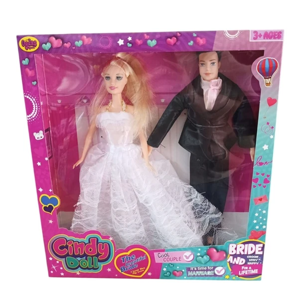 Oydaş Oyuncak Cindy Doll Gelin Damat Bebek 02264 ürün görseli 1