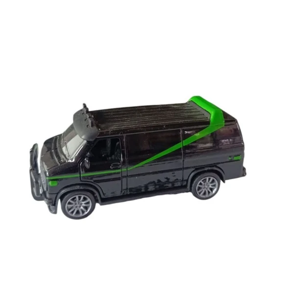 Toysan Çek Bırak Minibüs K174A19-Siyah-Yeşil Araba ürün görseli 1