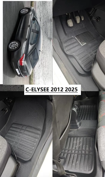 C-Elysee 2012-2025 Model Arası Araca Özel 5D Paspas ürün görseli 1