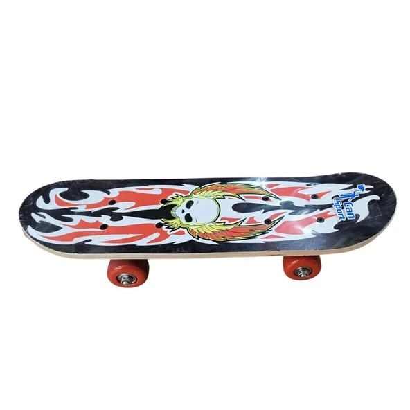 Can Sport 44 Cm Desenli Küçük Kaykay BSK-1705-Kırmızı ürün görseli 1