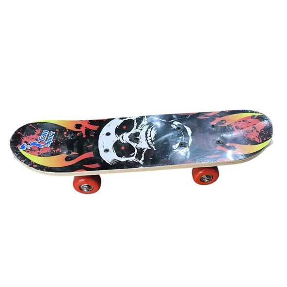 Can Sport 44 Cm Desenli Küçük Kaykay BSK-1705-Siyah ürün görseli 1