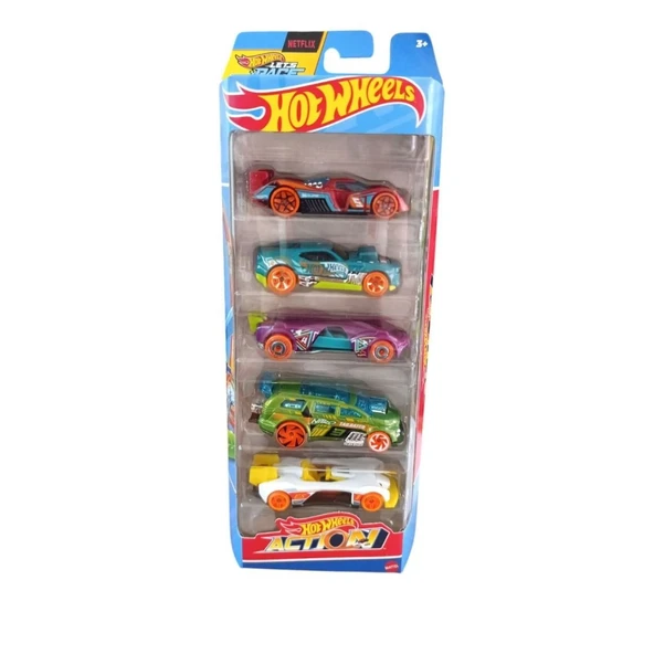 Mattel Hot Wheels Action Araba Seti Beşli 01806 ürün görseli 1