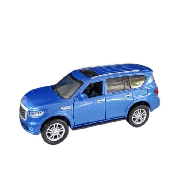 Asya Oyuncak Kt. Metal Işıklı Sesli Jeep Fy6208-12D-Mavi Araba ürün görseli 1