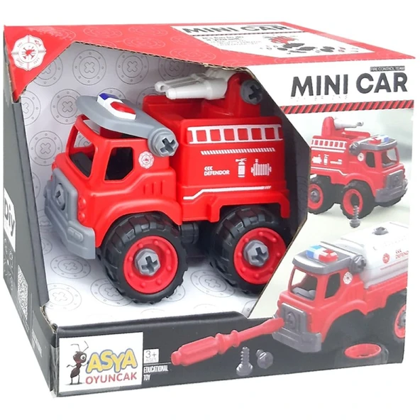 Asya Oyuncak Mini Car Sök Tak Araçlar - Resim 2