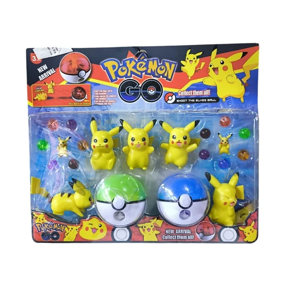 Ethell Oyuncak Kartela Pokemon Seti T0309 ürün görseli 1