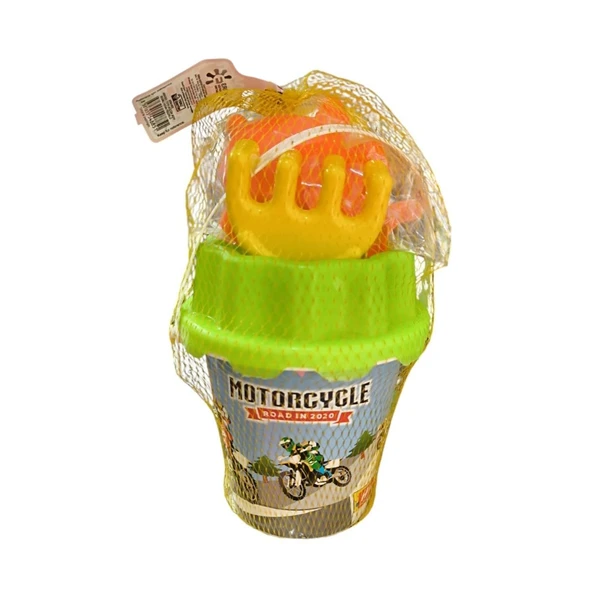 Heroes Toys Küçük Boy Resimli Kova Figürlü ERN-885-Yeşil ürün görseli 1