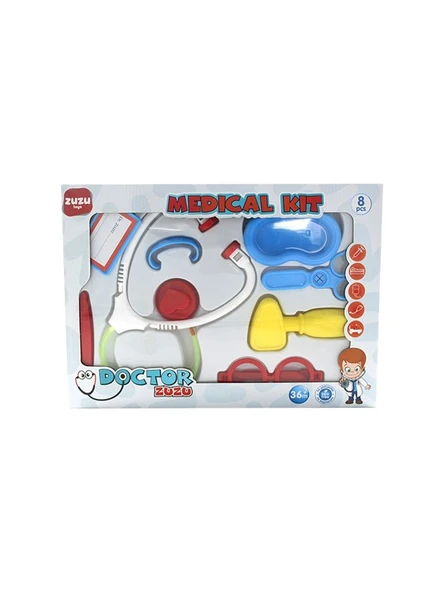 Zuzu Toys Kutulu Doktor Seti Küçük 4091-Beyaz ürün görseli 1