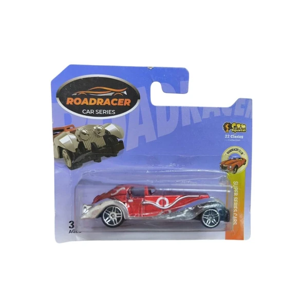 Can Oyuncak Kartela Road Racer Model Araba Tekli Cn1912-Kırmızı ürün görseli 1