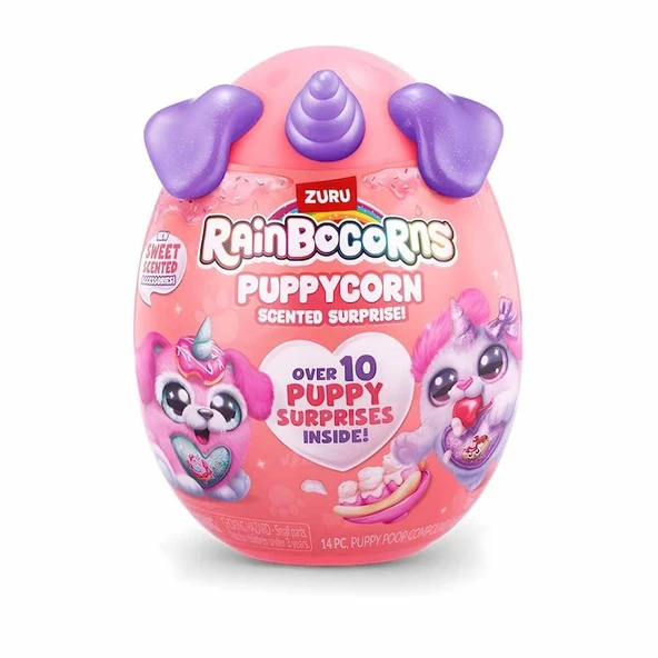 Zuru Rainbocorns Puppycorn Kokulu Sürpriz Paket Rar27000-Mor Boynuz ürün görseli 1