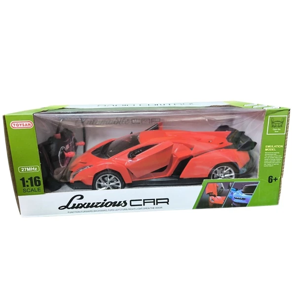 Toysan Dört Fonksiyon Kapıları Açılan Işıklı Uzaktan Kumandalı Araba BW333-181 ürün görseli 1