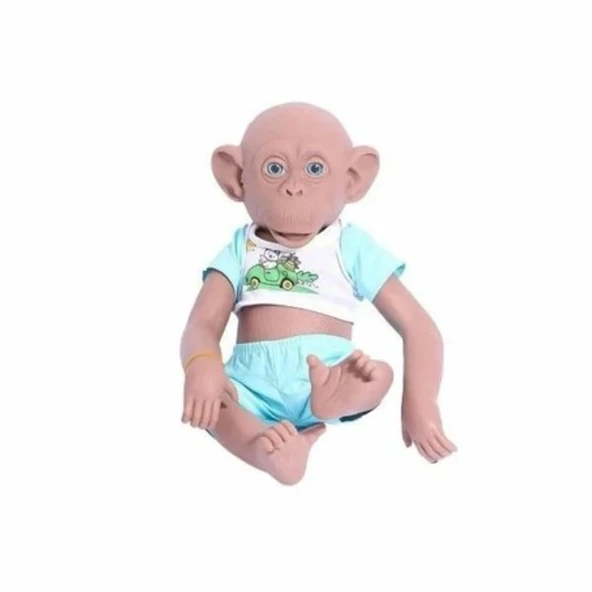 Asya Oyuncak Maymun 35 Cm Elf23301-Mavi ürün görseli 1