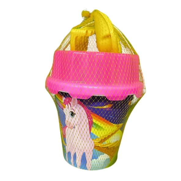 Heroes Toys Büyük Boy Resimli Kova Figürsüz ERN-886-Pembe ürün görseli 1