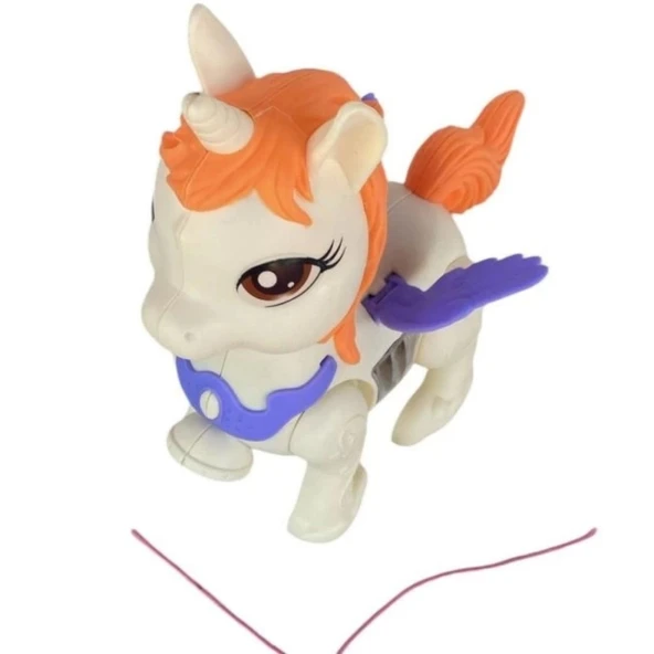 Prestij Oyuncak Sesli Işıklı Unicorn 399-75-Krem ürün görseli 1