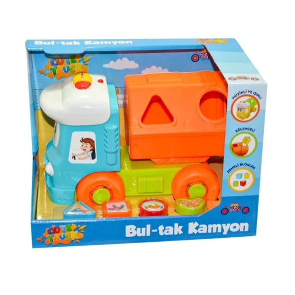 Aya Toys Bul Tak Şirin Kamyonlar 40197-Turuncu ürün görseli 1