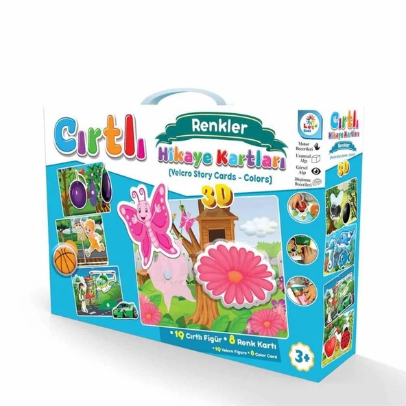 Laço Kids - Renkler Cırt Cırtlı Hikaye Kartları LC7207 ürün görseli 1
