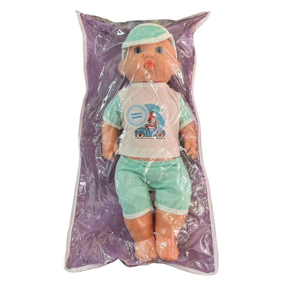 Asya Oyuncak Sesli Asya Bebek 35cm Elf23202-Yeşil ürün görseli 1