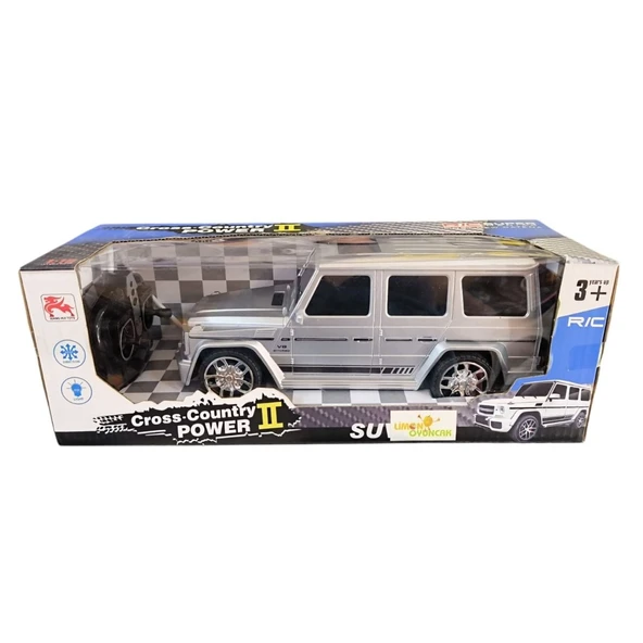 Limon Oyuncak Şarjlı Kumandalı Jeep Araba 8578-3A-Gri ürün görseli 1