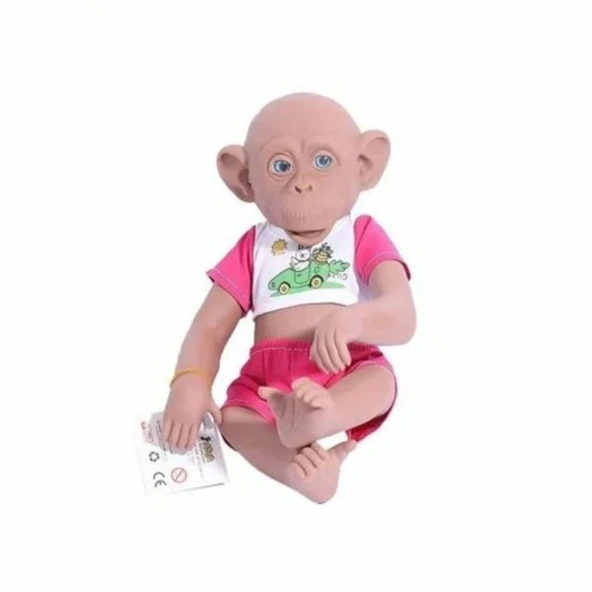Asya Oyuncak Maymun 35 Cm Elf23301-Kırmızı ürün görseli 1