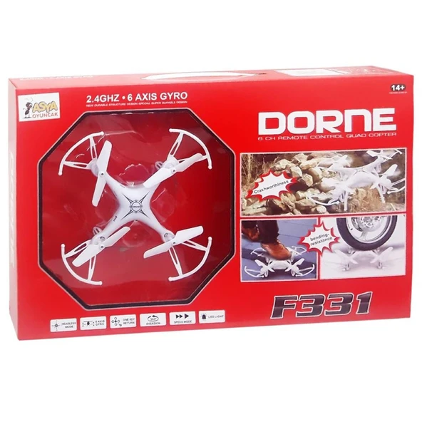 Asya Oyuncak Işıklı Drone F331-Beyaz ürün görseli 1