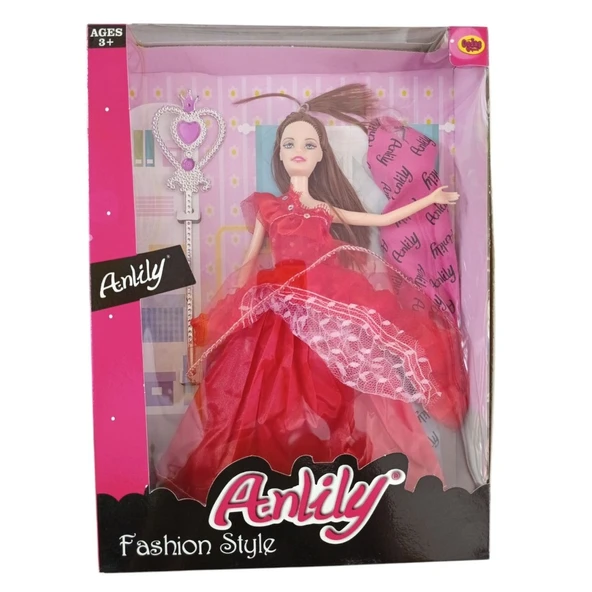 Oydaş Oyuncak Anlily Fashion Style Bebek Oyd-02256-Kahverengi Saçlı Bebek ürün görseli 1