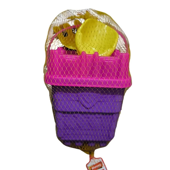 Heroes Toys Figürsüz Kürek Ve Tırmıklı Kale Kova ERN-888-Mor ürün görseli 1